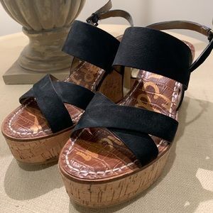 Sam Edelman cork wedges